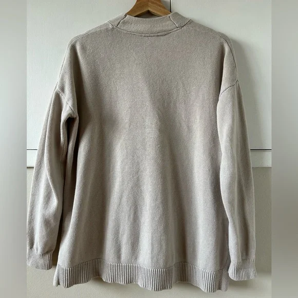 Simons Cream Button-Up Cardigan - Picture 4 of 4